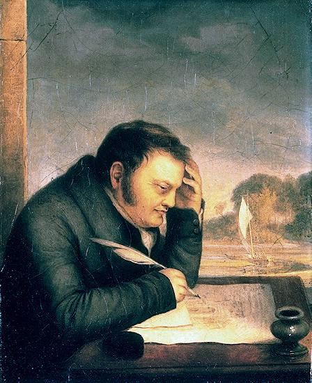 Friedrich Nerly Portrait of art historian Karl Friedrich von Rumohr oil painting image